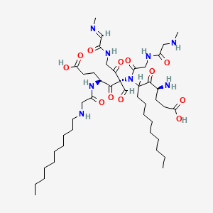 molecular formula C44H76N8O12 B1221487 Decyl-2 CAS No. 67319-72-6