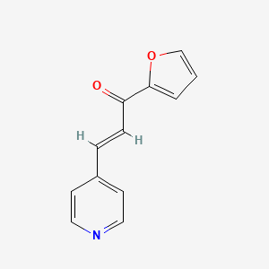 molecular formula C12H9NO2 B12214891 1-(2-Furanyl)-3-(4-pyridyl)-2-propen-1-one 