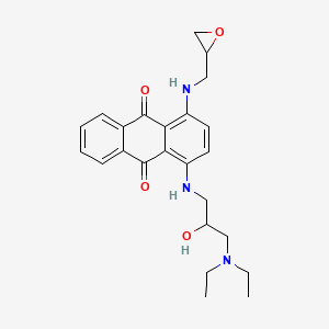 1-(3-Diethylamino-2-hydroxypropylamino)-4-(2, 3-epoxypropylamino)-9, 10-anthracenedione