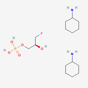 L-3-Fluoro-1,2-propanediol 1-(dihydrogen phosphate) bis(cyclohexylammonium) salt
