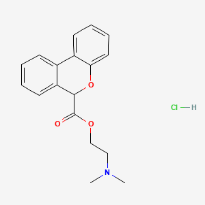 6-(2-Dimethylaminoethoxycarbonyl)-6H-dibenzo(b,d)pyran hydrochloride