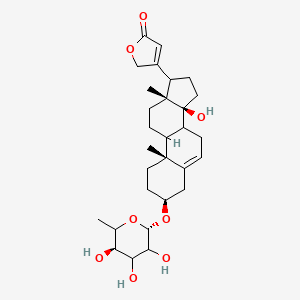 3-[(6-Deoxyhexopyranosyl)oxy]-14-hydroxycarda-5,20(22)-dienolide