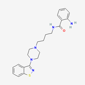 molecular formula C22H27N5OS B1221530 1192U90 CAS No. 155289-31-9