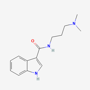 molecular formula C14H19N3O B12215305 N-[3-(dimethylamino)propyl]-1H-indole-3-carboxamide 