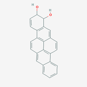 molecular formula C24H16O2 B1221534 Dibenzo(b,def)chrysene-1,2-diol, 1,2-dihydro- CAS No. 80155-85-7