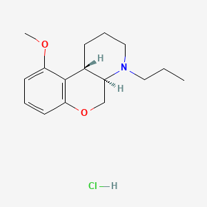(4Ar,10bS)-10-methoxy-4-propyl-1,2,3,4a,5,10b-hexahydrochromeno[3,4-b]pyridine;hydrochloride