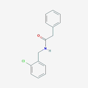 molecular formula C15H14ClNO B1221537 N-(2-chlorobenzyl)-2-phenylacetamide 