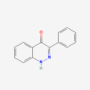 molecular formula C14H10N2O B1221540 3-phenyl-1H-cinnolin-4-one 