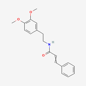 molecular formula C19H21NO3 B1221548 N-[2-(3,4-dimethoxyphenyl)ethyl]-3-phenyl-acrylamide 