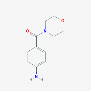 molecular formula C11H14N2O2 B122155 (4-Aminophenyl)(morpholino)methanone CAS No. 51207-86-4