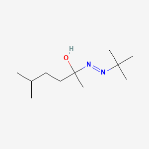 2-(tert-Butylazo)-5-methylhexan-2-ol