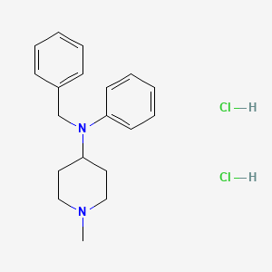 molecular formula C19H26Cl2N2 B1221555 Bamipine dihydrochloride CAS No. 61732-85-2