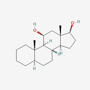 molecular formula C19H32O2 B1221557 5alpha-Androstane-11beta,17beta-diol CAS No. 22204-50-8
