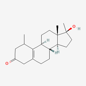 molecular formula C20H30O2 B1221560 17beta-Hydroxy-1,17-dimethylestr-5(10)-en-3-one CAS No. 4712-25-8