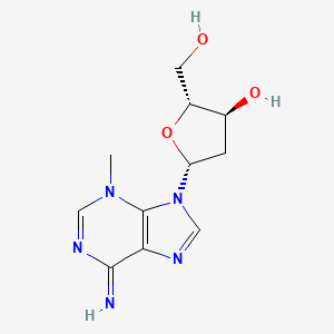 molecular formula C11H15N5O3 B1221561 3-Methyl-2'-deoxyadenosine CAS No. 76227-25-3