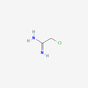 molecular formula C2H5ClN2 B1221562 2-Chloroacetimidamide CAS No. 20846-52-0