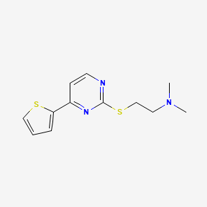 N,N-Dimethyl-2-((4'-(thien-2''-yl)pyrimidin-2'-yl)thio)ethylamine