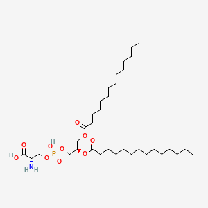 molecular formula C34H66NO10P B1221577 Dimyristoyl phosphatidylserine CAS No. 64023-32-1