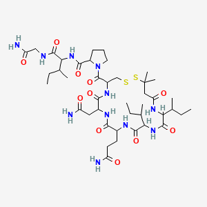 molecular formula C42H71N11O11S2 B1221578 dPLOT CAS No. 92444-08-1