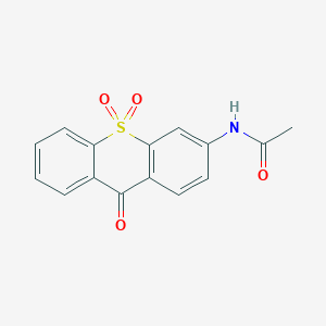 molecular formula C15H11NO4S B1221580 N-(9,10,10-trioxothioxanthen-3-yl)acetamide CAS No. 74134-16-0