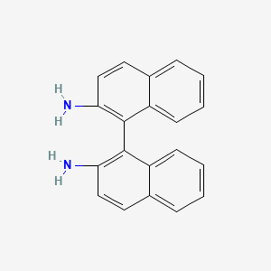 molecular formula C20H16N2 B1221581 1,1'-Binaphthyl-2,2'-diamine CAS No. 4488-22-6
