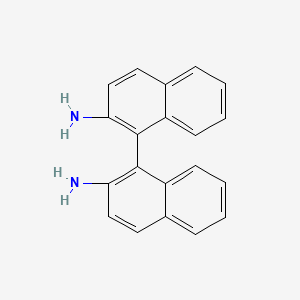 molecular formula C20H16N2 B1221581 [1,1'-Binaphthalene]-2,2'-diamine CAS No. 4488-22-6