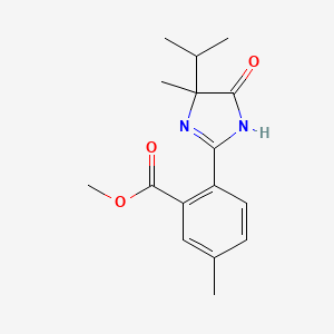 molecular formula C16H20N2O3 B1221592 meta-Imazamethabenz methyl CAS No. 69969-62-6