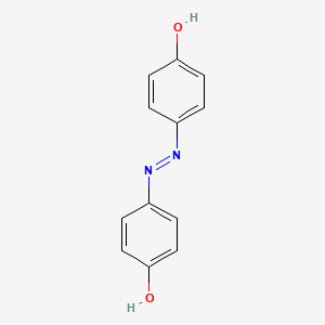 molecular formula C12H10N2O2 B1221594 4,4'-Dihydroxyazobenzene CAS No. 2050-16-0