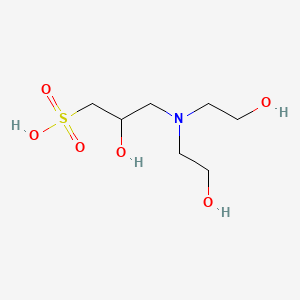 molecular formula C7H17NO6S B1221597 3-(Bis(2-hydroxyethyl)amino)-2-hydroxypropane-1-sulfonic acid CAS No. 68399-80-4