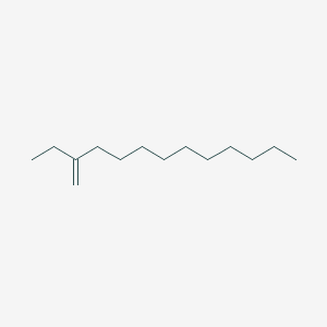 molecular formula C14H28 B012216 Tridecane, 3-methylene- CAS No. 19780-34-8