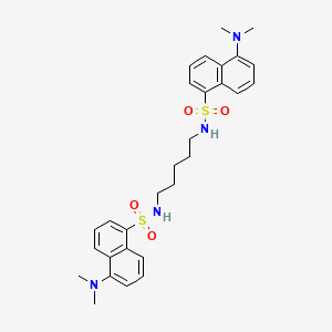 molecular formula C29H36N4O4S2 B1221600 Didansylcadaverine CAS No. 55521-24-9
