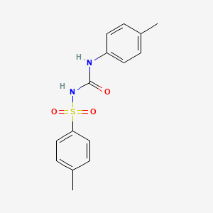 molecular formula C15H16N2O3S B12216064 1-(p-Tolyl)-3-(p-tolylsulfonyl)-urea CAS No. 51327-36-7