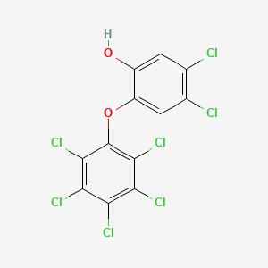 4,5-Dichloro-2-(pentachlorophenoxy)phenol