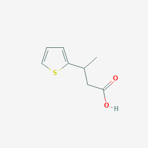 molecular formula C8H10O2S B12216204 3-(2-Thienyl)butanoic acid 