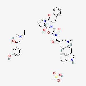 molecular formula C45H58N6O10S B1221627 Dihydergot plus CAS No. 81643-69-8
