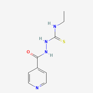 molecular formula C9H12N4OS B12216446 4-Ethyl-1-(4-pyridylcarbonyl)thiosemicarbazide 