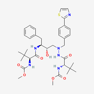 molecular formula C36H50N6O7S B1221658 CGP 75136 CAS No. 198904-01-7