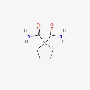 molecular formula C7H12N2O2 B1221661 1,1-Cyclopentanedicarboxamide CAS No. 480452-26-4