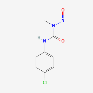 molecular formula C8H8ClN3O2 B1221667 N-Methyl-N'-(4-chlorophenyl)-N-nitrosourea CAS No. 25355-61-7