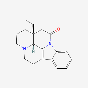 molecular formula C19H22N2O B1221668 Eburnamonine CAS No. 474-00-0