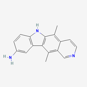 molecular formula C17H15N3 B1221670 9-Aminoellipticine CAS No. 54779-53-2