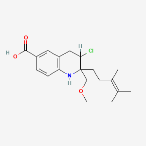 molecular formula C19H26ClNO3 B1221671 Virantmycin CAS No. 76417-04-4