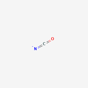 molecular formula CNO(−)<br>CNO- B1221674 Cyanate CAS No. 661-20-1
