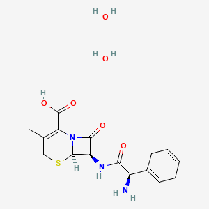 molecular formula C16H23N3O6S B1221684 Cephradine dihydrate CAS No. 31828-50-9