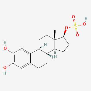 molecular formula C18H24O6S B1221685 2-Hydroxyestradiol 17-sulfate CAS No. 75005-50-4
