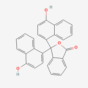 molecular formula C28H18O4 B1221687 alpha-Naphtholphthalein CAS No. 596-01-0