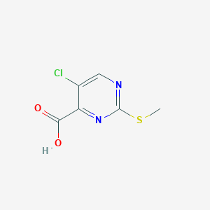 B122169 5-Chloro-2-(methylthio)pyrimidine-4-carboxylic acid CAS No. 61727-33-1