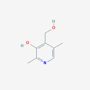 molecular formula C8H11NO2 B1221693 2,5-Dimethyl-3-hydroxy-4-pyridinemethanol CAS No. 4811-03-4