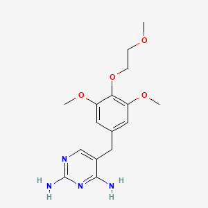 molecular formula C16H22N4O4 B1221704 Tetroxoprim CAS No. 53808-87-0
