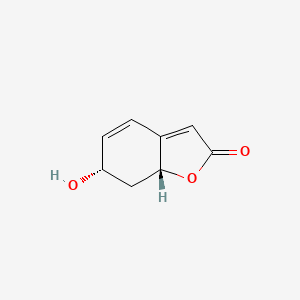 molecular formula C8H8O3 B1221709 Menisdaurilide CAS No. 67765-59-7